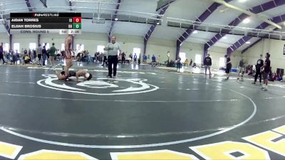 149 lbs Cons. Round 5 - Elijah Brosius, UPJ Unattached vs Aidan Torres, Indiana University