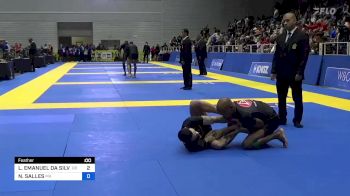 LUCAS EMANUEL DA SILVA vs NICHOLAS SALLES 2022 Pan IBJJF Jiu-Jitsu No-Gi Championship
