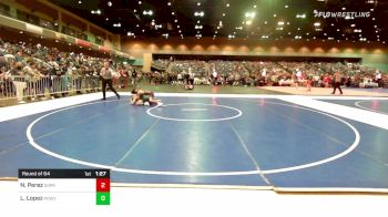 126 lbs Round Of 64 - Noah Perez, Spanish Springs vs Logan Lopez, Poway - B