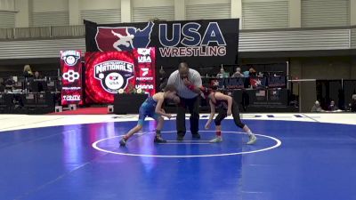 10U Boys - 59 lbs Cons. Round 2 - Bostyn Bowling, Derby City Legends - LLC vs Jack Koenig, Rampage Wrestling