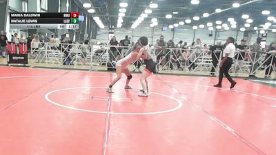 114 lbs Rr Rnd 2 - Maria Baldwin, MetroWest United Teal - HSG vs Natalie Lewis, Lady Bandits - HSG