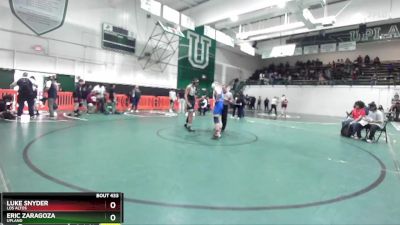 175 lbs Cons. Round 2 - Eric Zaragoza, Upland vs Luke Snyder, Los Altos