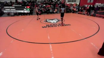 138 lbs Champ. Round 2 - Tommy Banas, New Lenox (PROVIDENCE CATHOLIC) vs Aaron Brown, Belleville (EAST)