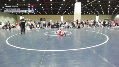 120 lbs Cons. Quarters - Kaden Sergio, Sebolt Wrestling Academy vs Quentin Jackson, Slyfox Wrestling Academy