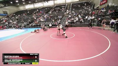 218 lbs Champ. Round 2 - Boston Kojima, Maple Mountain High School vs Dallas Whitehead, Farmington High School