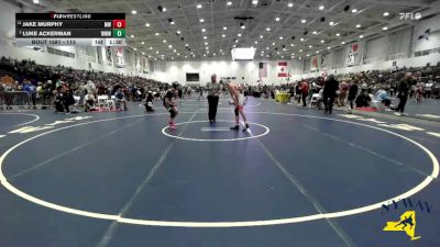 113 lbs Quarterfinal - Luke Ackerman, Warrior Warehouse Wrestling vs Jake Murphy, Minisink Wrestling