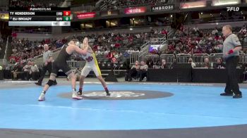 126 lbs 3rd Place Match - Eli Broady, Mt. Vernon (Fortville) vs Ty Henderson, Evansville Mater Dei