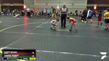 47 lbs Semifinal - Wyatt Wilson, Mi Rev vs Cooper Tackett, CP Wrestling Academy