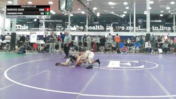 128 lbs 3rd Place - Marcos Asan, Carpe Diem - HSC vs Andrew Poh, VHW Blue - HSC