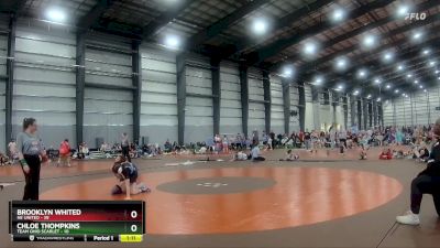 138 lbs Semis & 1st Wrestleback (8 Team) - Chloe Thompkins, Team Ohio Scarlet vs Brooklyn Whited, NE United