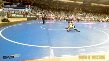 70 lbs Round Of 16 - Gabriel Jackson, Simmons Academy Of Wrestling vs Philip Price, Roundtree Wrestling Academy