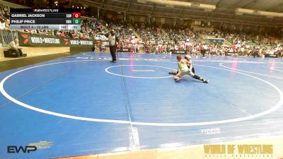 70 lbs Round Of 16 - Gabriel Jackson, Simmons Academy Of Wrestling vs Philip Price, Roundtree Wrestling Academy