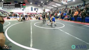 49 lbs Round Of 16 - Jaxen Henderson, Beggs Youth Wrestling Program vs Emerson Stinson, Victory Youth Wrestling
