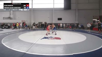113 lbs 3rd Place Match - Evan Martin, Spatola vs Trevor Jacob Christner, Spring Lake Wc