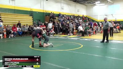 126 lbs Cons. Round 3 - Bryson Wurzelbacher, Colerain vs Hoyt Pylypiak, Highland (medina)