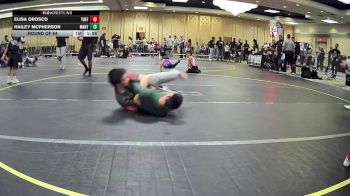 109 lbs Round Of 64 - Elisa Orosco, Tuff Kidz Outlaws WC vs Hailey Mcpherson, Mantanona TC