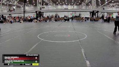 130 lbs Placement (4 Team) - Dalin Mendell, Full Circle vs Donavin Eggleston, Hammers