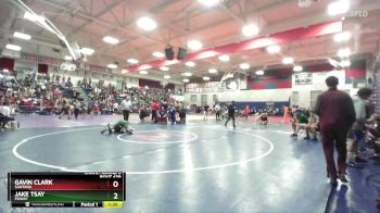 190 lbs Champ. Round 3 - Gavin Clark, Santana vs Jake Tsay, Poway