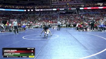 1A-120 lbs Champ. Round 2 - Dawson Jacobsen, Central Springs vs Jayden Rinken, Nashua-Plainfield