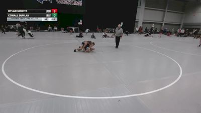 110 lbs Cons. Sub-rd Of 16 - Rylan Moritz, Jack Pine Savage Wrestling vs Conall Dunlay, Mission Athletics