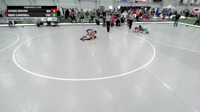 16U Boys - 150 lbs Cons. Round 2 - Aydan Groom, Moyer Elite Wrestling vs Reed Campbell, Team Valley Wrestling Club