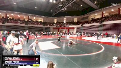 130 lbs Cons. Round 3 - Carissa Prock, East Central Oklahoma Wrestling vs Peyton Reaves, Perry Girls Wrestling Club