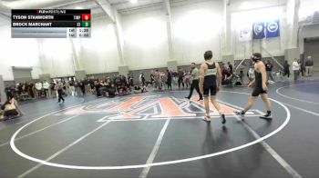 132 lbs Champ. Round 1 - Tyson Stanworth, Timpanogos vs Brock Marchant, South Summit