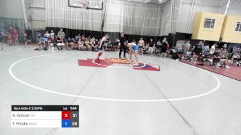 120 lbs Rr Rnd 2 - Kameron Dotson, Carolina Hammer Squad vs Thomas Potsko, Mat Assassins Red