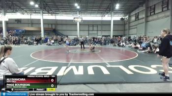 105 lbs Champ. Round 2 - Ali Svancara, Buhl Girls vs Paige Bourgeois, Rocky Mountain Girls