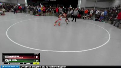 126 lbs Semifinal - Kalani Khiev, Illinois vs Kiernan Meink, Powerhouse Wrestling Club