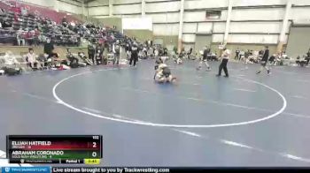 102 lbs Champ Round 1 (16 Team) - Elijah Hatfield, Oregon vs Abraham Coronado, Gold Rush Wrestling