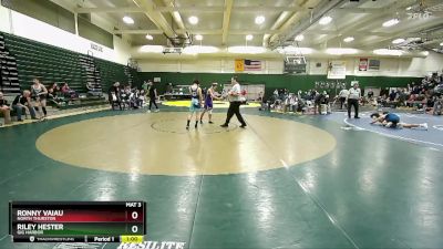 126 lbs Cons. Round 2 - Riley Hester, Gig Harbor vs Ronny Vaiau, North Thurston