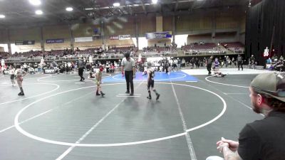 62 lbs 2nd Place - Azerijah Bonney, Ridge WC vs Ryker Ostermiller, Colorado Outlaws