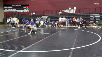 157 lbs Quarterfinal - Reed Noble, Lander vs Victor Jacinto, Life University
