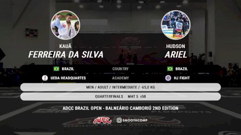 Hudson Ariel vs Kauã Ferreira Da Silva 2024 ADCC Balneario Open