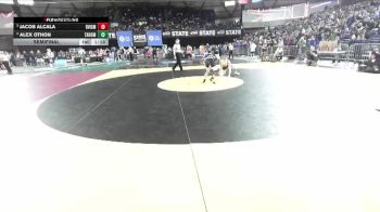 Boys 4A 132 lbs Semifinal - Jacob Alcala, Davis vs Alex Othon, Tahoma