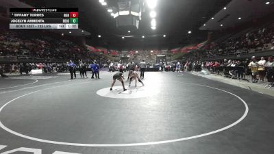 135 lbs Round Of 16 - Tiffany Torres, Highland (Bakersfield) vs Jocelyn Armenta, Roosevelt