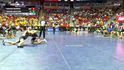 2A-150 lbs Cons. Round 3 - Keaton Mulford, Iowa Falls-Alden vs Ashton Moreno, Algona