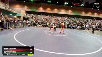 170 lbs Cons. Round 3 - Tiler Ledford, Pahrump Valley vs Olivia Russell, Ponderosa