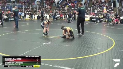 82 lbs Quarterfinal - Garrison Vaughn, North Branch Youth WC vs Gabriel Ramirez, Downriver WC