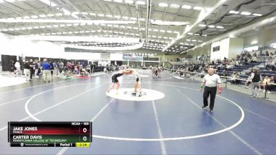 165 lbs Cons. Semi - Carter Davis, Pennsylvania College Of Technology vs Jake Jones, Ithaca