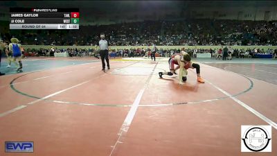 140 lbs Round Of 64 - James Gaylor, Tahlequah Wrestling Club vs Jj Cole, Westmoore Wresting