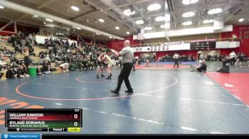 177 lbs Quarterfinal - William Dawson, Granada High School vs Ryland Doramus, Berean Christian High School
