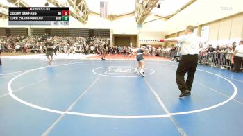 162-H lbs Round Of 64 - Ceejay Serfass, Me vs Luke Charbonneau, North Hunterdon