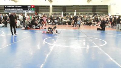 56 lbs Rr Rnd 1 - Alexander Szymko, South Side Wrestling Club - K3 vs Nicholas Drummund, Revival Blue