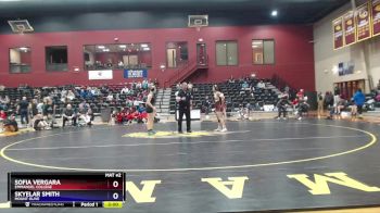 143 lbs Quarterfinal - Sofia Vergara, Emmanuel College vs Skyelar Smith, Mount Olive