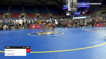 113 lbs Cons 16 #2 - Sergio Ramos, Arizona vs Nicholas Gonzalez, Illinois