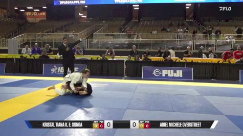 Ariel Michele Overstreet vs Kristal Tiana K. E. Sunga 2025 Pan Jiu Jitsu IBJJF Championship