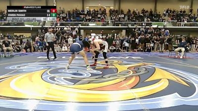 215 lbs Round Of 32 - Merlin Smith, Edward Little vs Owen Pavao, Somerset Berkley