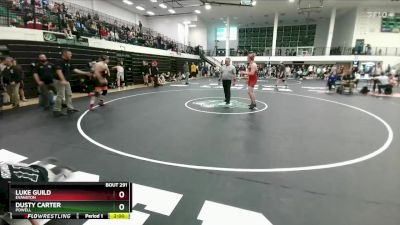 190 lbs Quarterfinal - Luke Guild, Evanston vs Dusty Carter, Powell